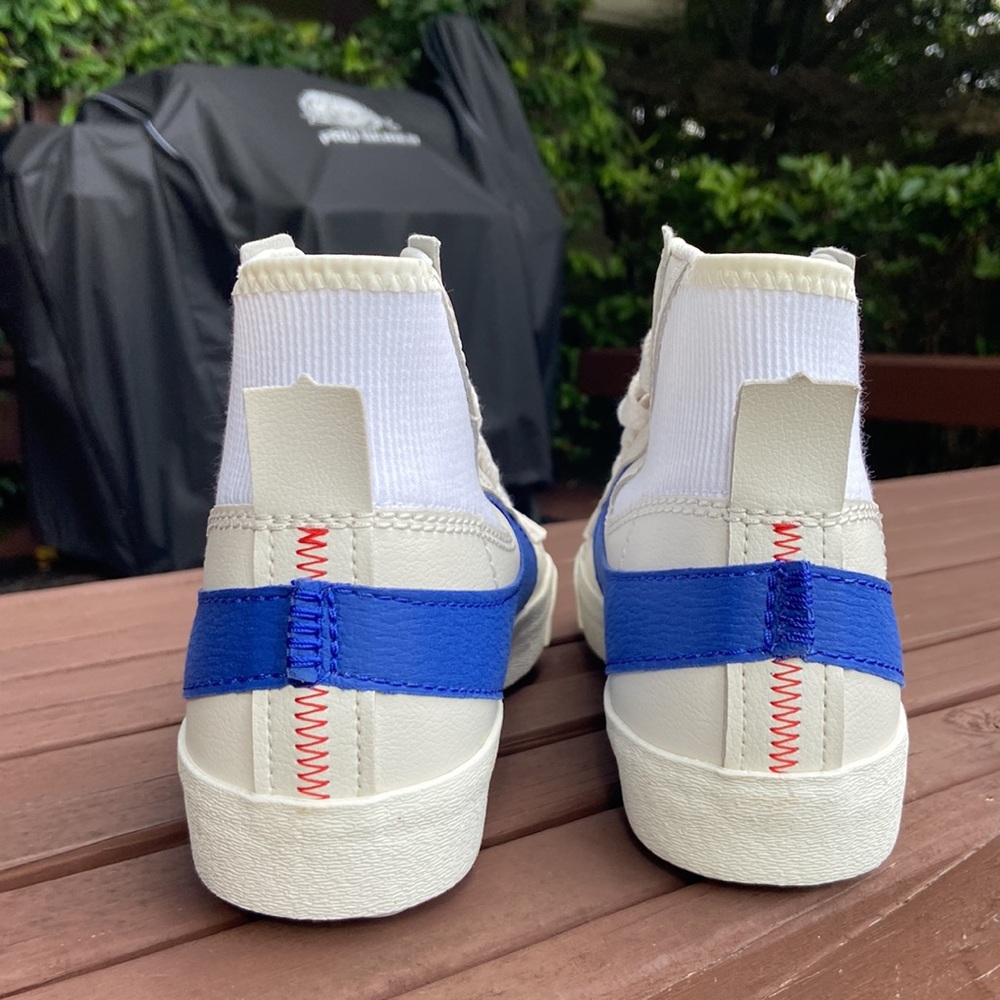 Nike Blazer Mid ‘77 Jumbo Women’s Size 9.5 White Royal Blue Sneakers - Picture 4 of 13